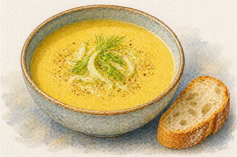 Kevin's Fenchel-Curry Suppe